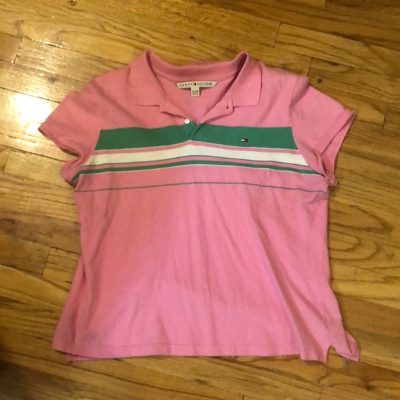 Tommy Hilfiger Tops - 👚Vintage Preppy pink Tommy Hilfiger 👚 shirt!!